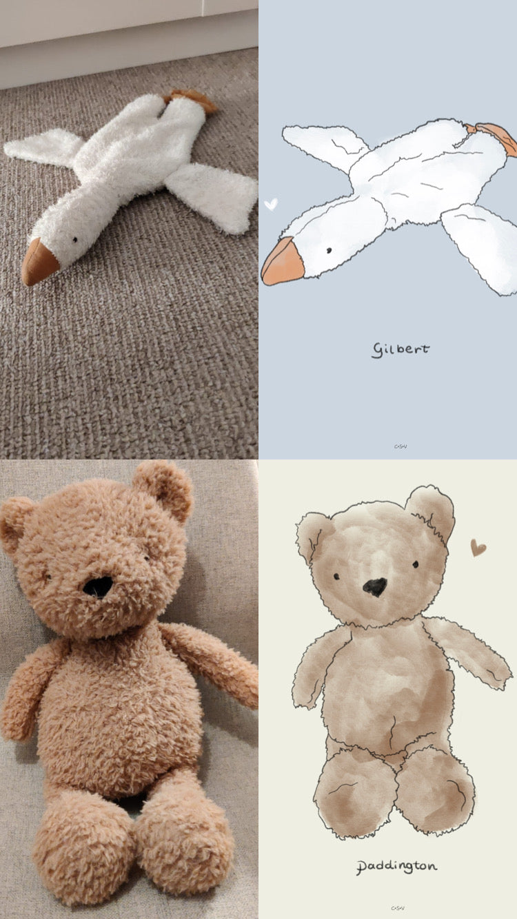 Furry Friend Gepersonaliseerde print